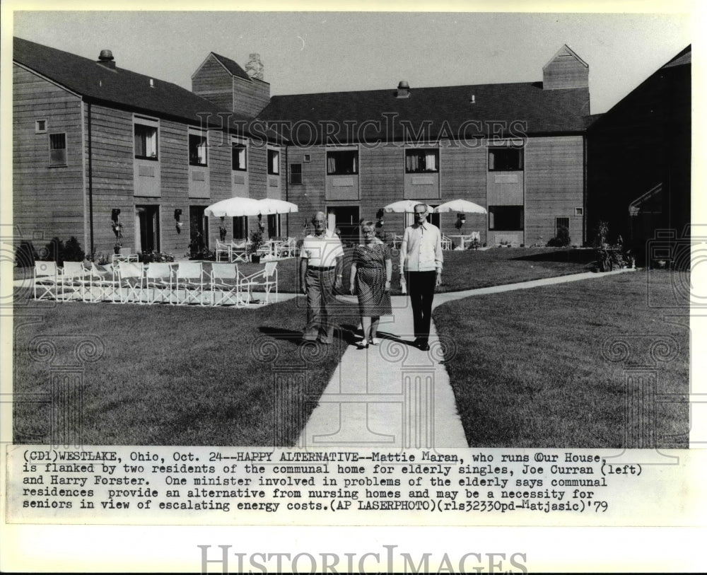 1979 Press Photo Mattie Maran of the Our House in Westlake Ohio - Historic Images