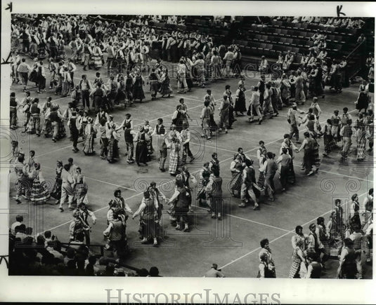 1984 Press Photo Lithuanian Dancer - Historic Images