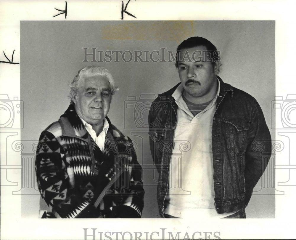 1984 Press Photo Mel Fletcher and Randy McMillan of Oakwood Ohio - Historic Images