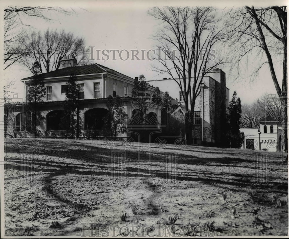 1949 Press Photo Clubhouse of Pine Ride Country and Golf Club - Wickliffe Ohio - Historic Images