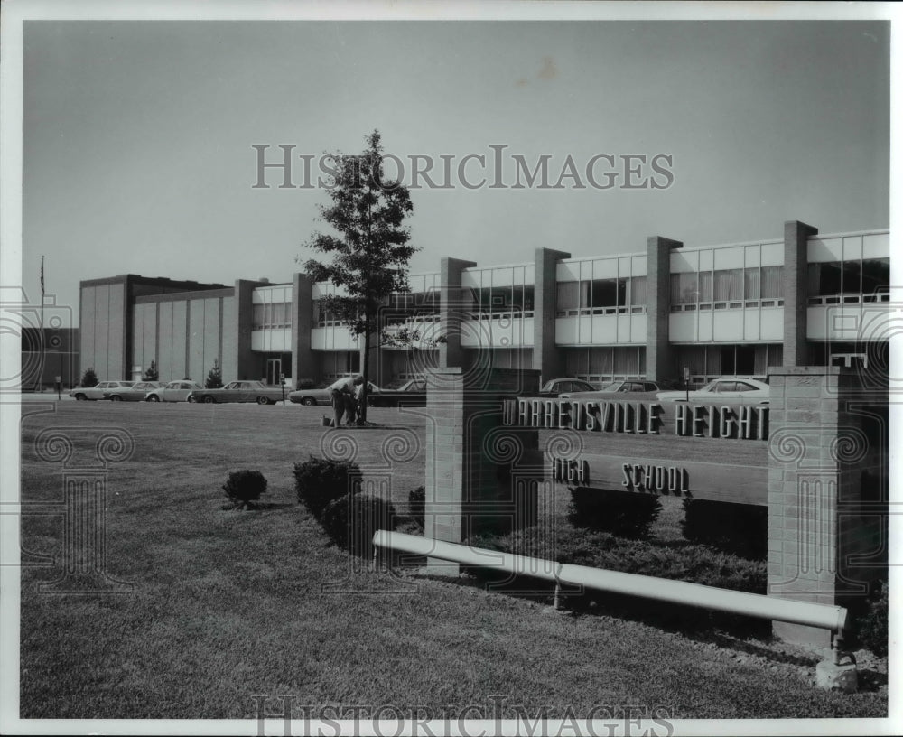 1970 Press Photo Warrensville Heights High School, Warrensville Heights Ohio - Historic Images