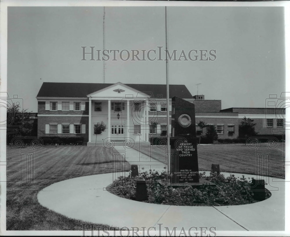 1970 Press Photo City Hall Warrensville Ohio - Historic Images