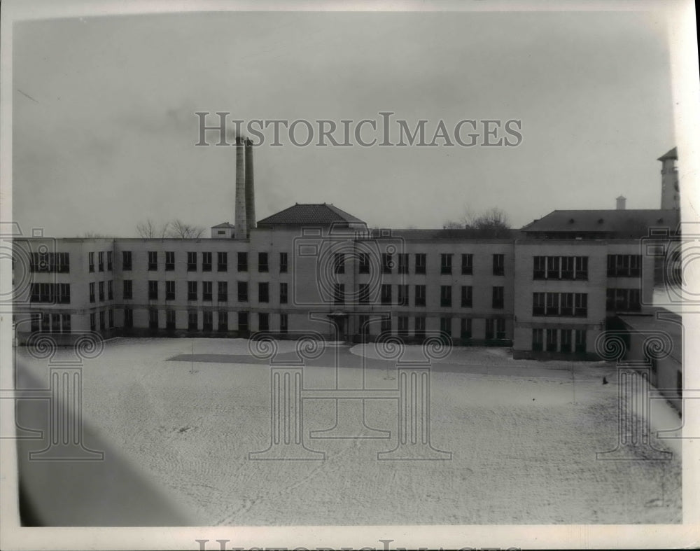 1954 Press Photo Warrensville Ohio - Highland View Hospital - Historic Images