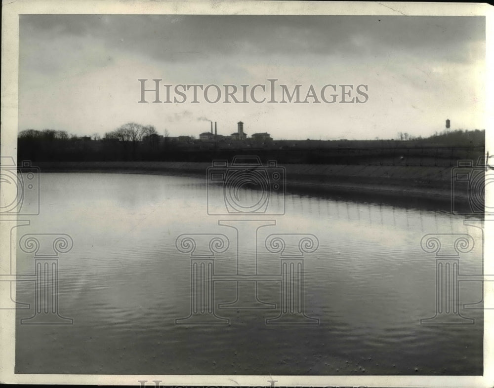 1936 Press Photo Greene Rd. - Highland reservoir Warrensville Farm - Ohio - Historic Images