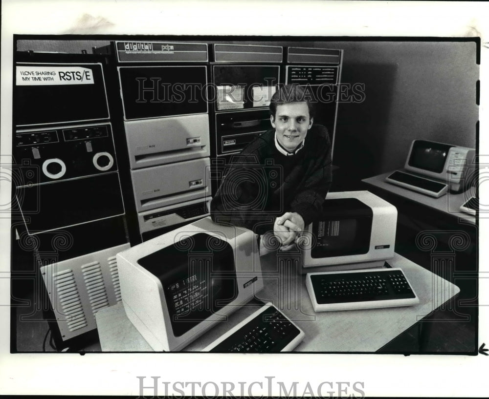 1985 Press Photo Adam Rauch, student at Berea H.S. - Historic Images