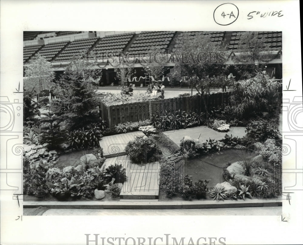 1983 Press Photo A scene from the Home and Flower Show - Historic Images