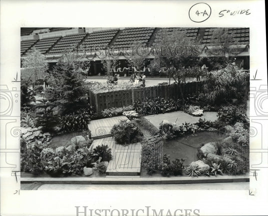 1983 Press Photo A scene from the Home and Flower Show - Historic Images