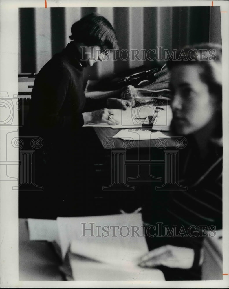 1978 Press Photo Mardi Dumonthier, a Rocky River High School student, Ohio - Historic Images