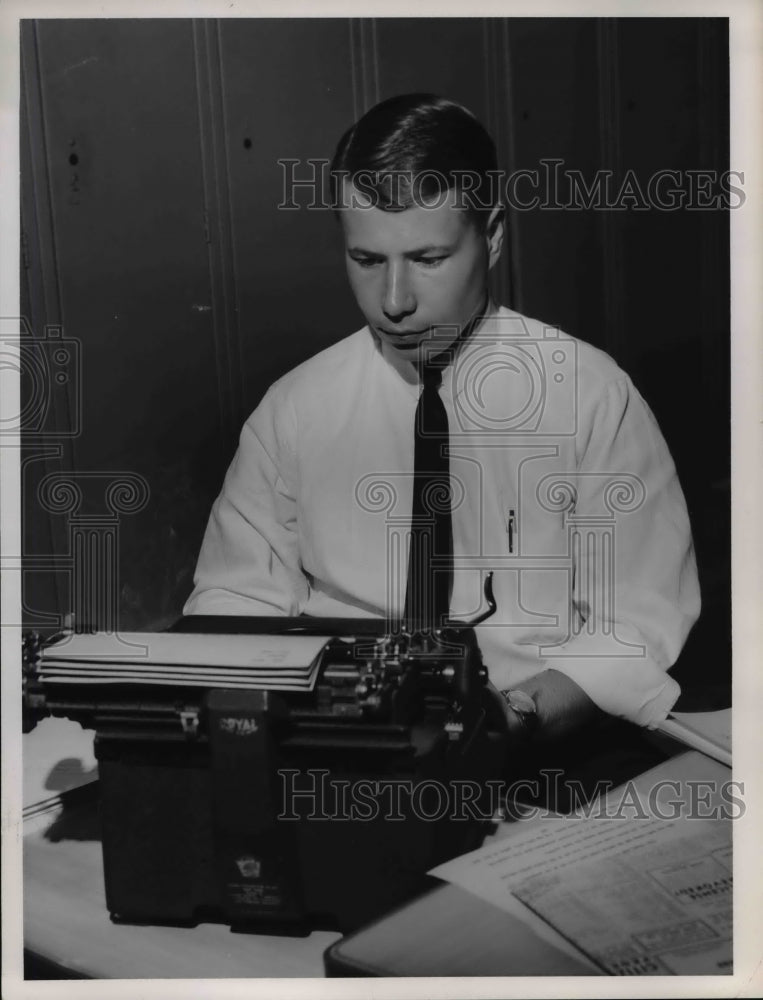 1963 Press Photo William C. Barnard, PD Writer - cvb03889 - Historic Images