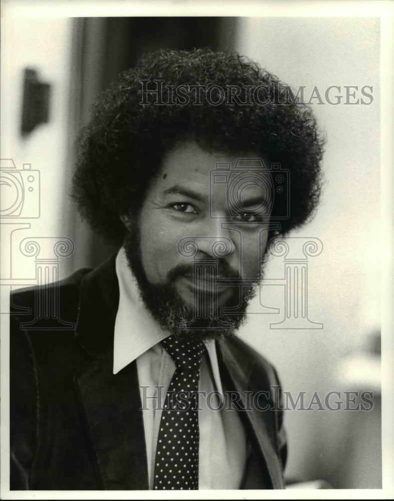 1980 Press Photo Dr. Charles Rankin at Board of Education - Historic Images