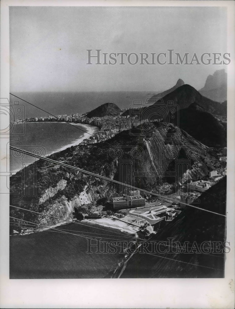 1967 Press Photo Brazils Coast Line, South America - cvb03945 - Historic Images