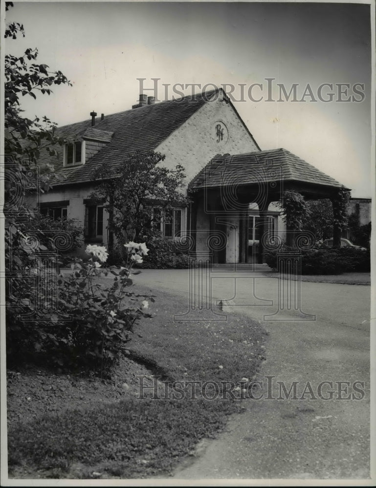 1949 Press Photo Rainbow Hospital, Green Road S of Mayfield Road, S Euclid Ohio - Historic Images