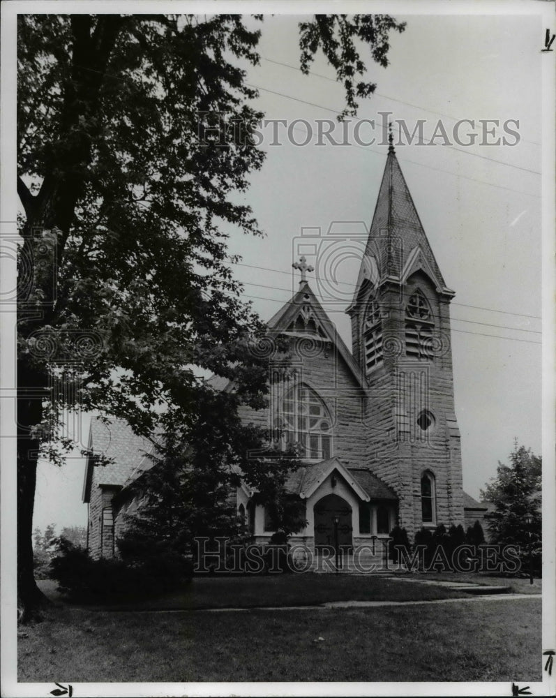 1974 Press Photo Medina Ohio -  St. Paul Episcopal Church - Historic Images