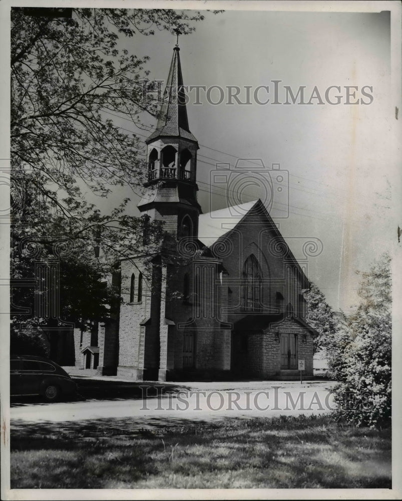 1951 Press Photo St. Michael Catholic Church, Independence Ohio - Historic Images