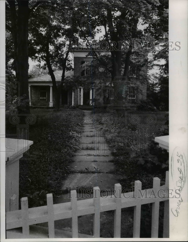 1966 Press Photo Ohio - Strongville home of Alanson Pomeroy - Historic Images