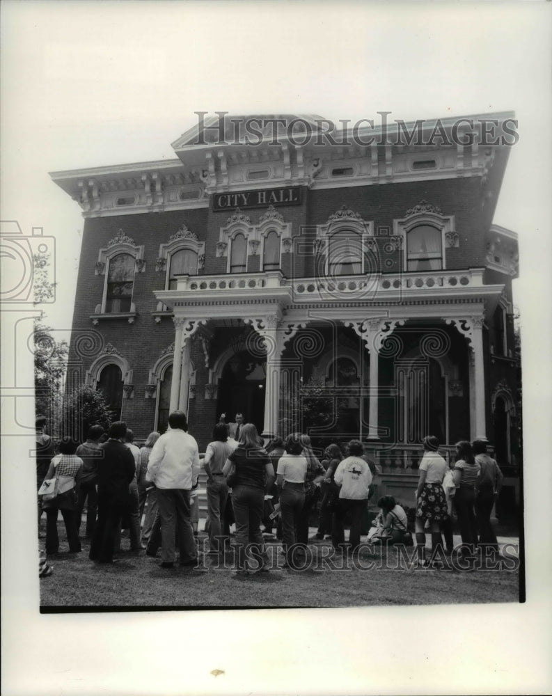 1976 Press Photo Warren City Hall in Ohio - Historic Images