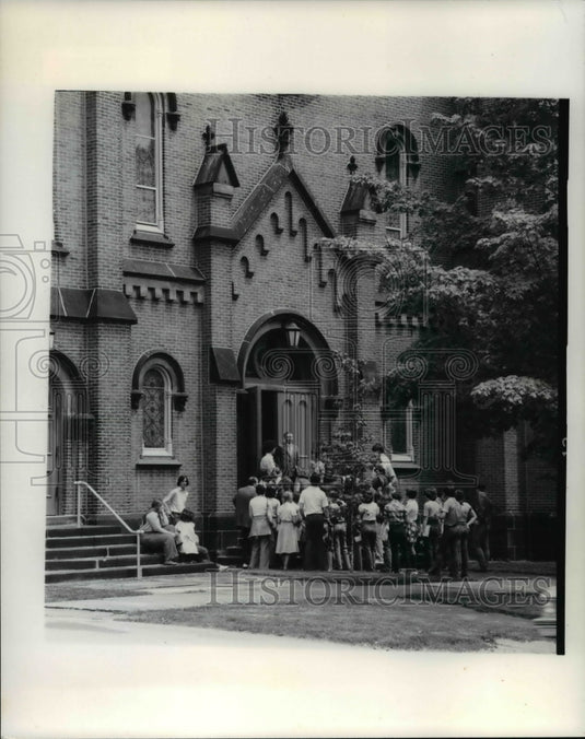 1976 Press Photo The Rev. J. Rodgers Spencer of the First Presbyterian Church - Historic Images