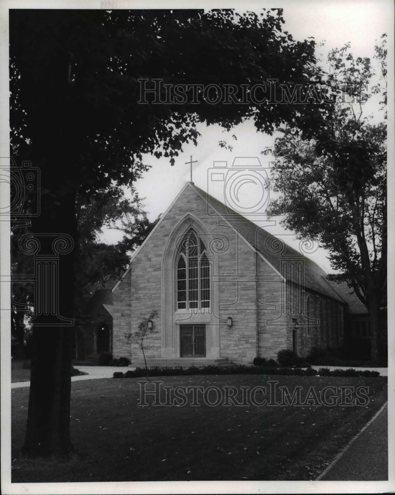 1971 Press Photo Zion Lutheran Church, Painesville Ohio - Historic Images