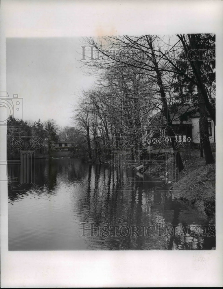 1965 Press Photo Lake Evergreen in Parma, Ohio - Historic Images