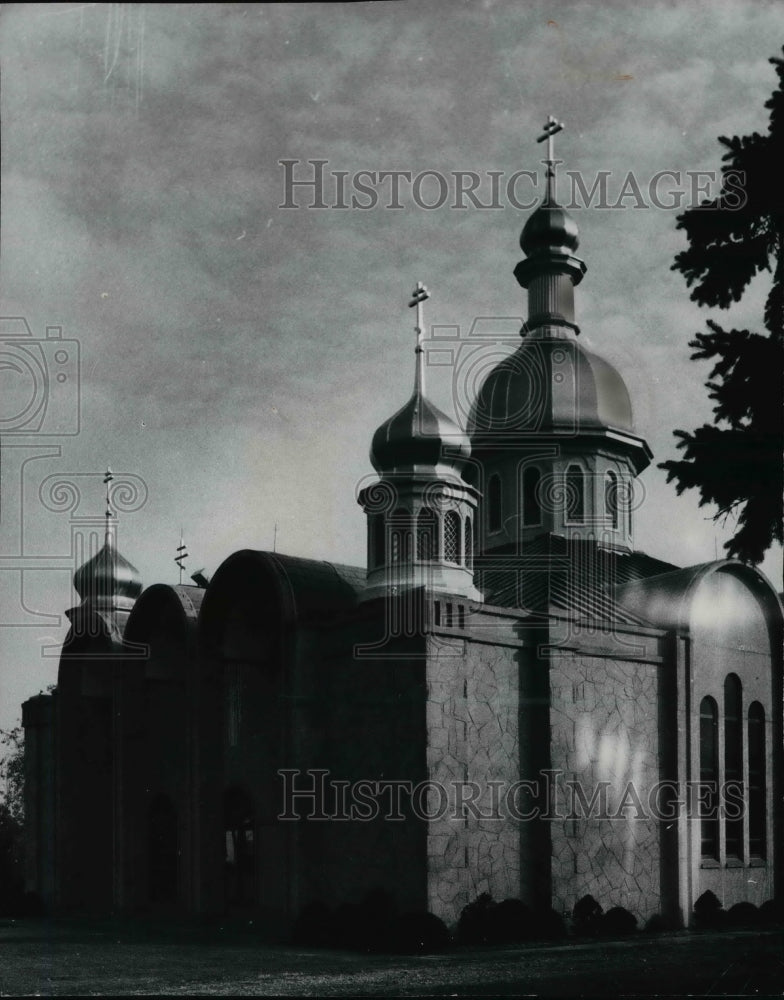 1974 Press Photo St. Vladimirs Ukranian Orthodox Church - Parma Ohio - Historic Images