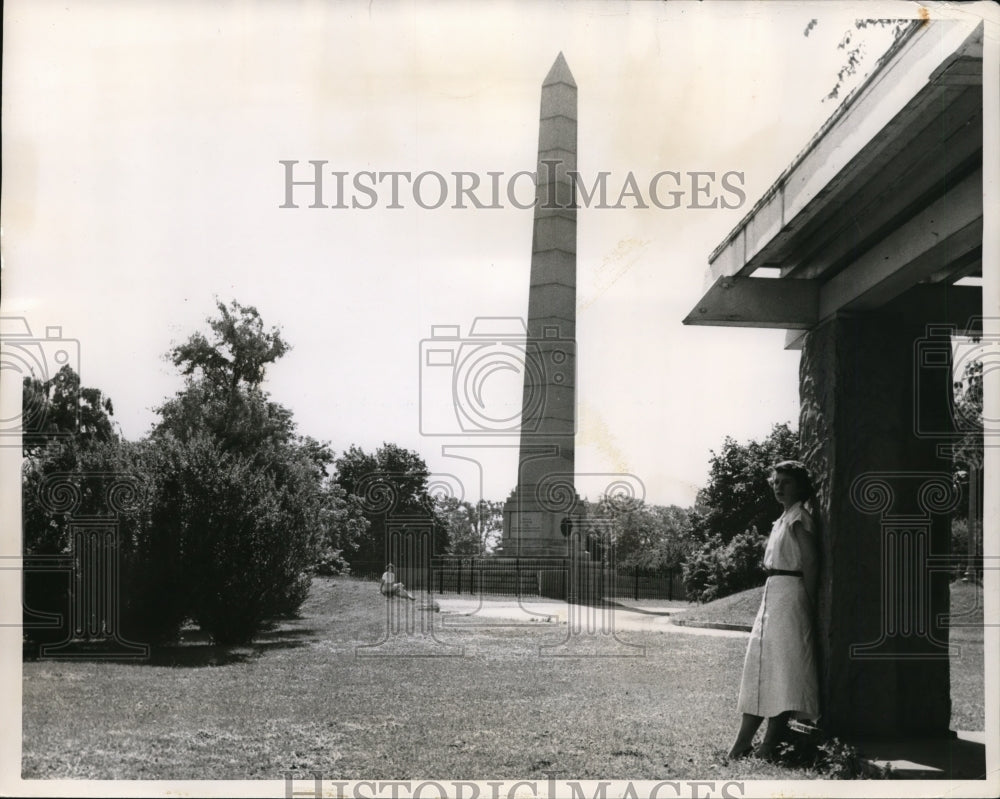 1949 Press Photo Fort Meigs, West of Perrysburg, Ohio - Historic Images