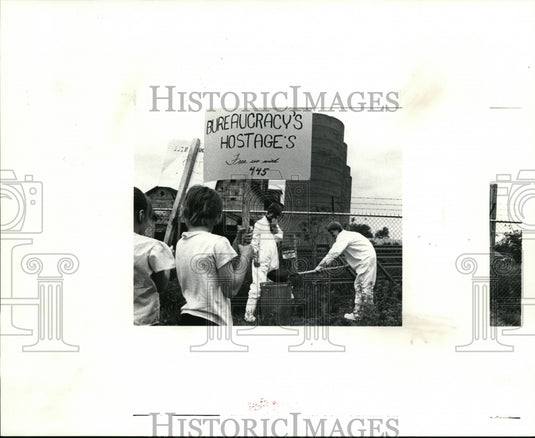 1985 Press Photo Old Mill in Rock Creek, Ohio - Historic Images