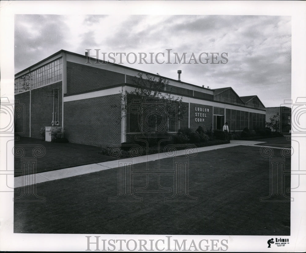 1962 Press Photo Ludlow Steel Corporation, Berea, Ohio - Historic Images