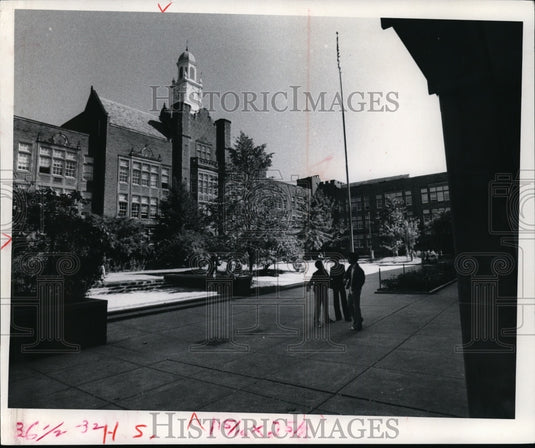 1973 Press Photo Cleveland Heights High School, Cleveland Heights Ohio - Historic Images