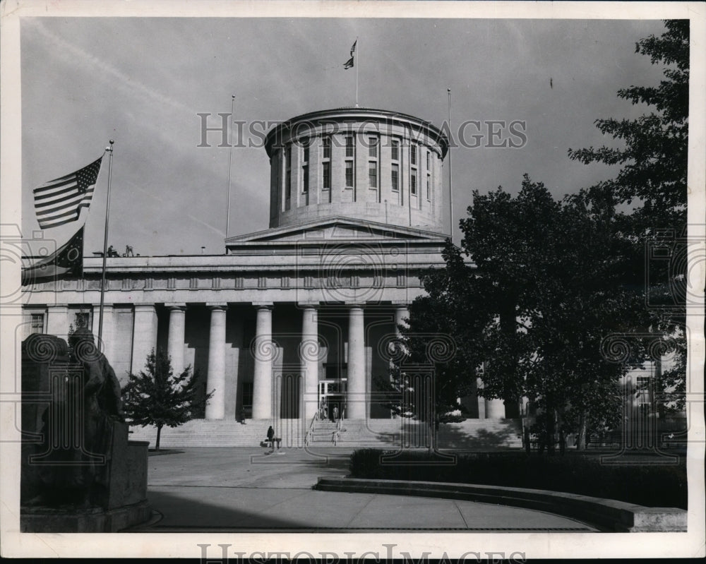 1963 Press Photo Capitol building, Columbus Ohio - Historic Images