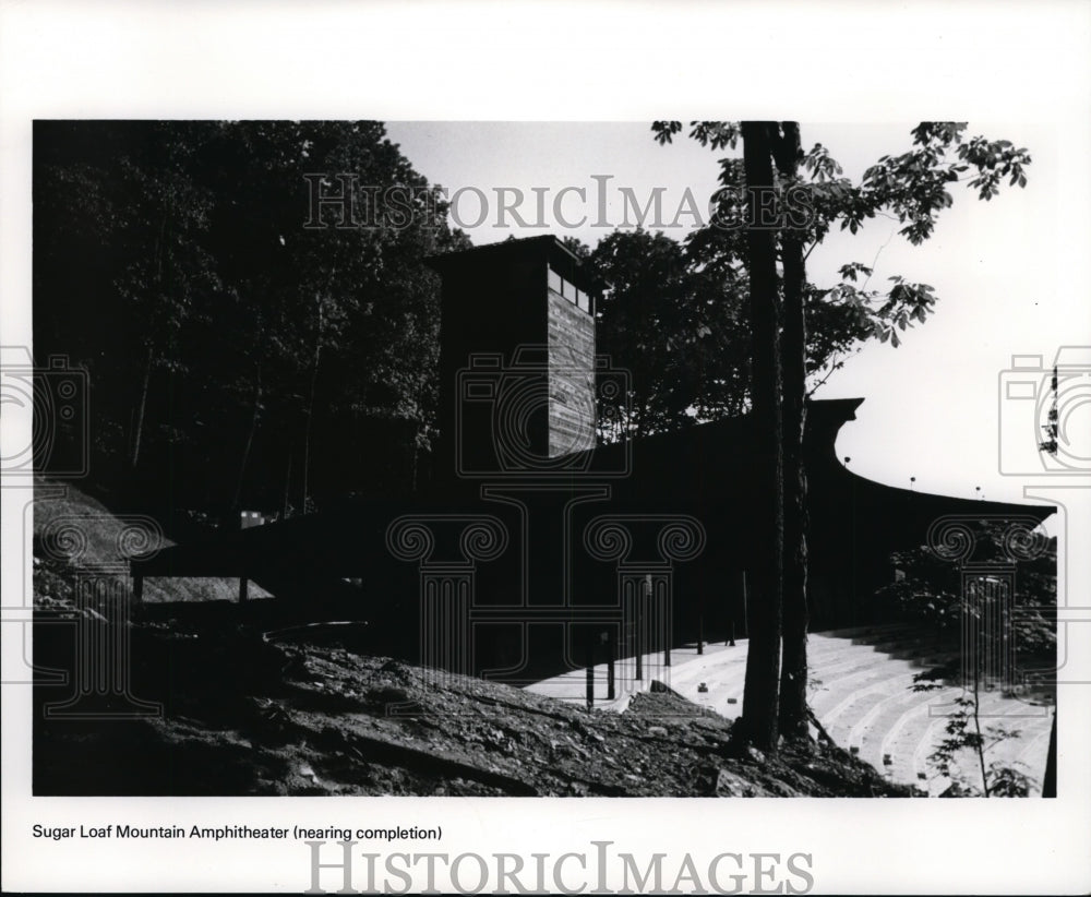 1973 Press Photo Sugar Loaf Mountain Amphitheater, Chillicothe Ohio - Historic Images