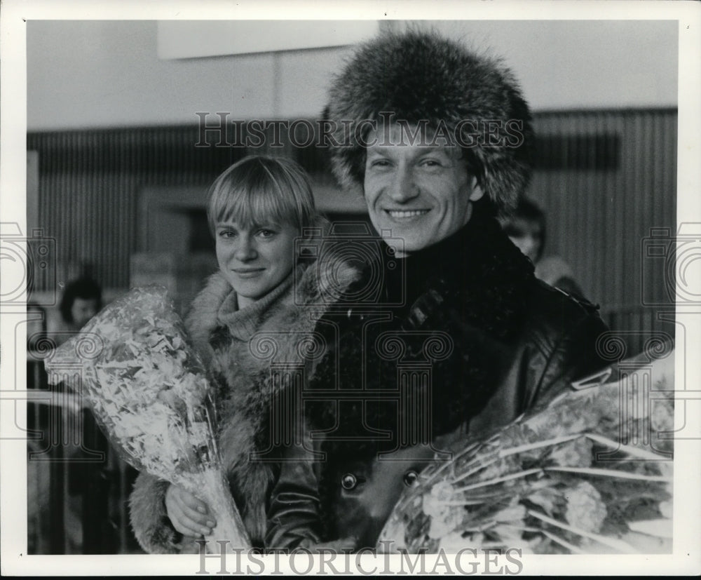 1977 Press Photo Galina Panov and Valery Panov - Historic Images