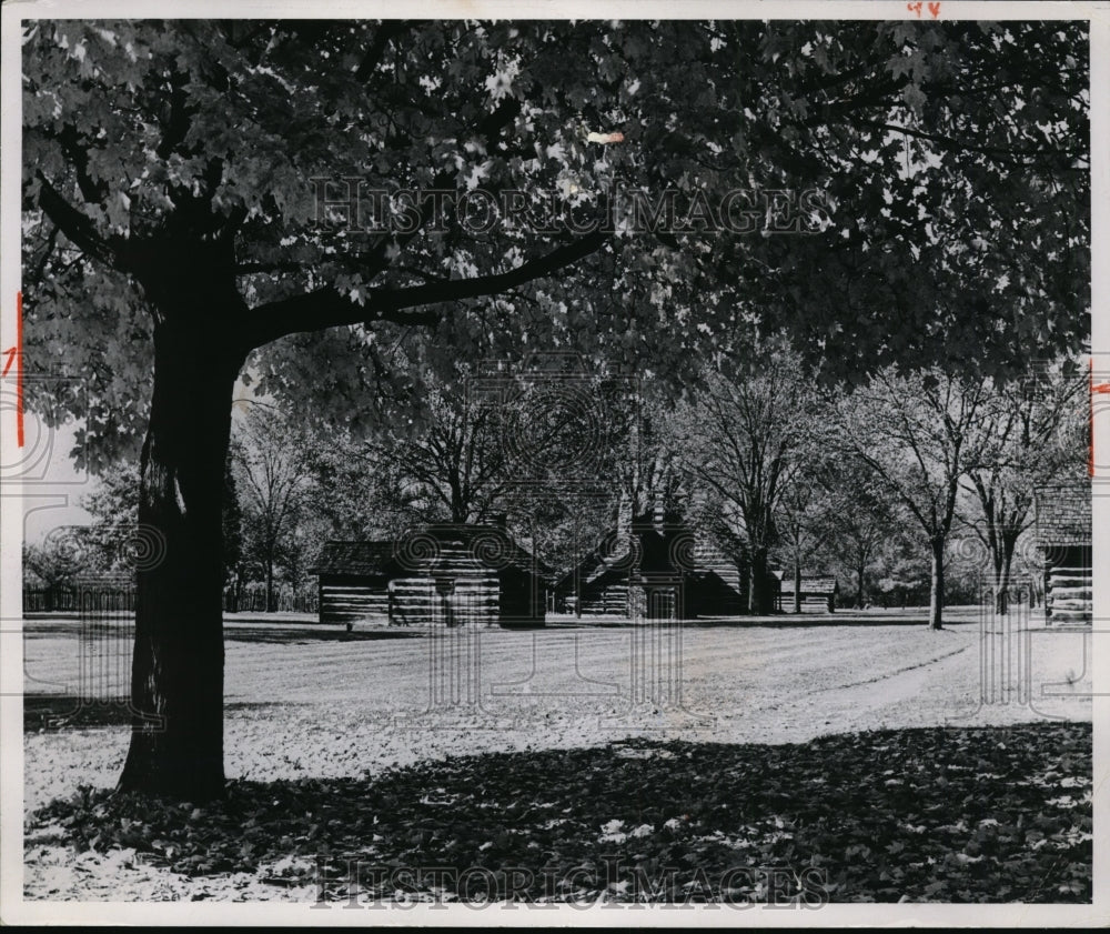 1960 Press Photo Scene in Schoenbrunn, Ohio - Historic Images