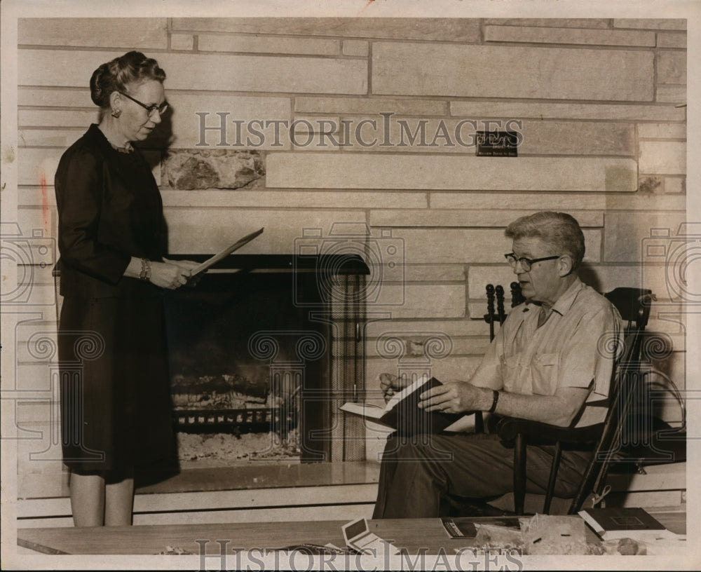 1968 Press Photo Mr. &amp; Mrs. Richard Francis of the Francis Industries, Pataskala - Historic Images