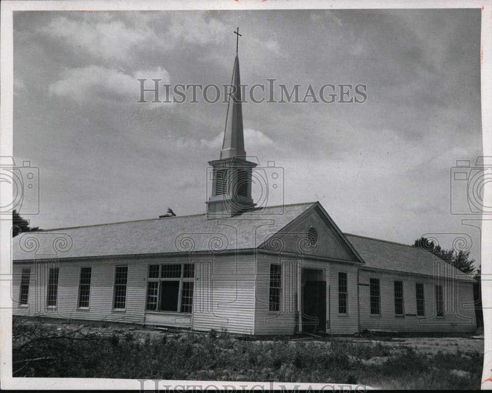 1952 Press Photo Trinity Congregational Church in Pepper Pike, Ohio - Historic Images