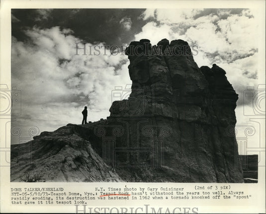1973 Press Photo Teapot Dome, Wyoming - Historic Images