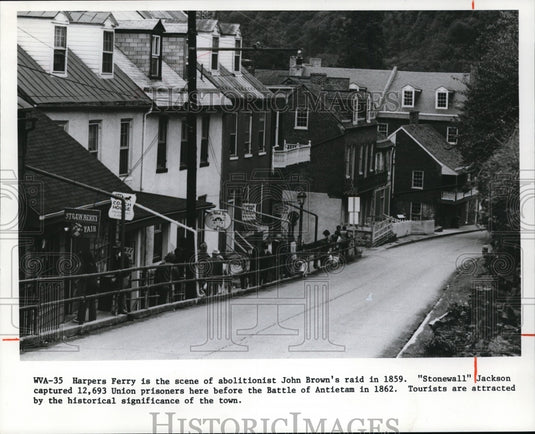 1975 Press Photo Harpers Ferry, West Virginia - Historic Images