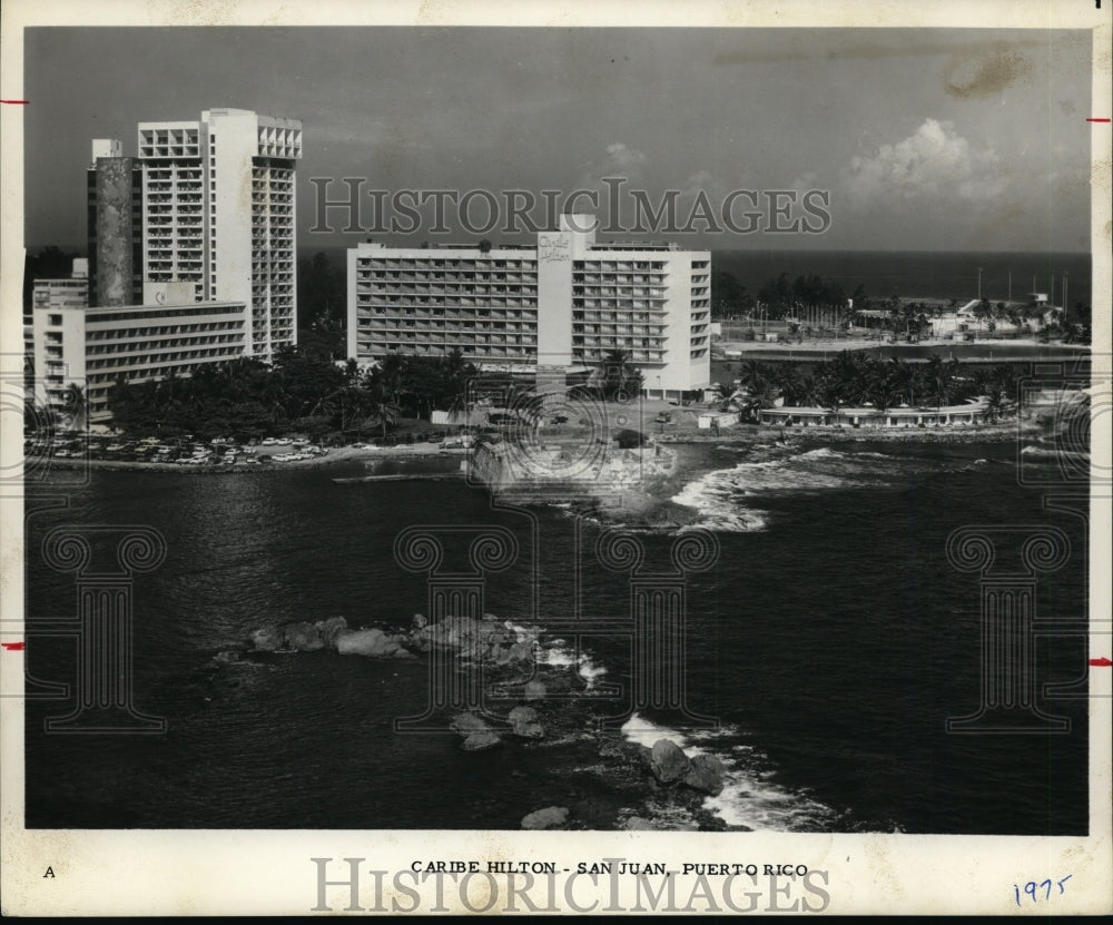 1976 Press Photo Caribe Hilton Hotel - San Juan, Puerto Rico - Historic Images