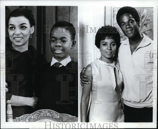 1968 Press Photo Ruby Dee, Glynn Turman - Peyton Place - cvb04750 - Historic Images