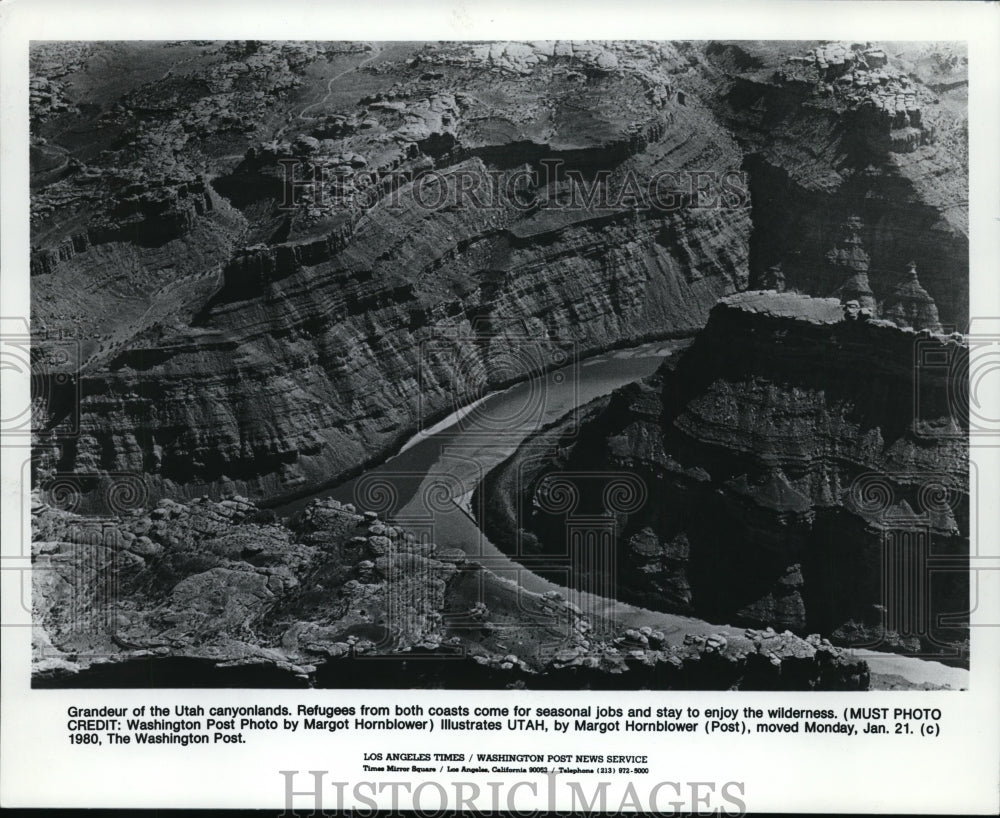 1980 Press Photo, Grand Canyon, Utah. - cvb04819 - Historic Images