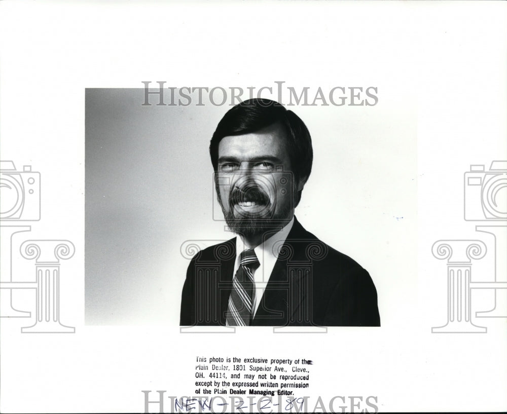 1989 Press Photo, William Carlson - cvb04955 - Historic Images