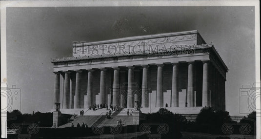 1960 Press Photo, Lincoln Memorial, Washingtn D.C. - cvb05113 - Historic Images