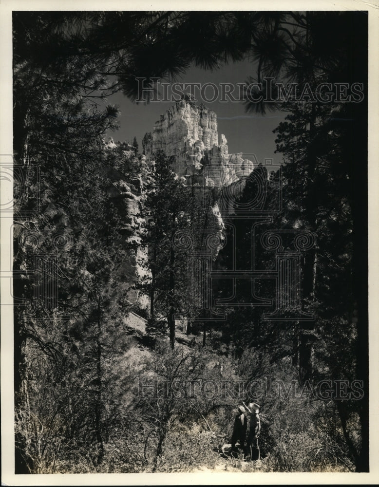 1936 Press Photo Bryce Point, Bryce Canyon National Park, Utah. - cvb05146 - Historic Images