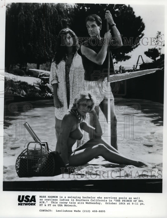 1989 Press Photo Mark Harmon in "The Prince of Bel Air". - cvb05303 - Historic Images