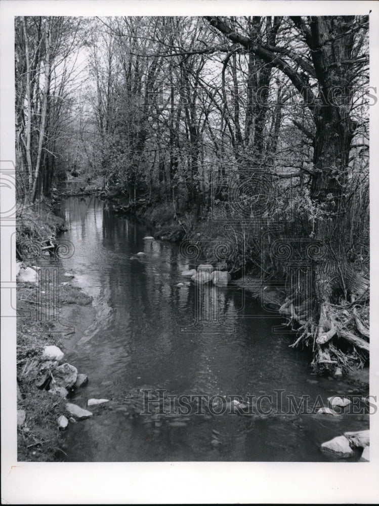 1962 Press Photo French Creek in North Ridgeville, Ohio. - cvb05308 - Historic Images