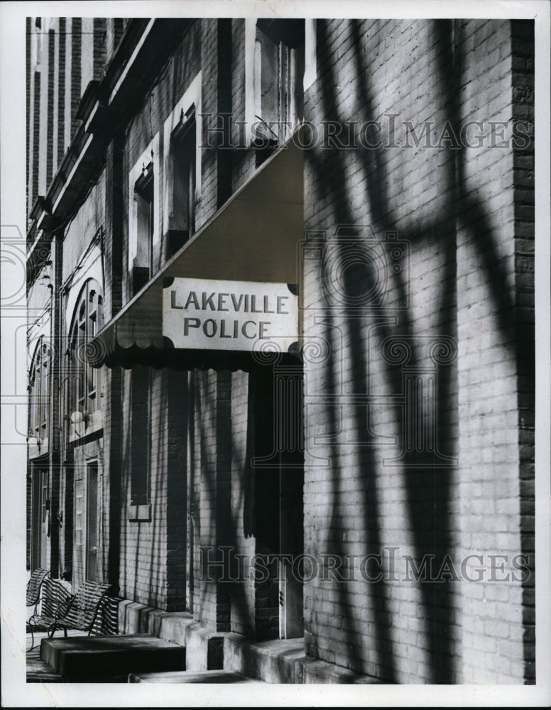 1958 Press Photo Lakeville Police in Ohio - cvb05452 - Historic Images