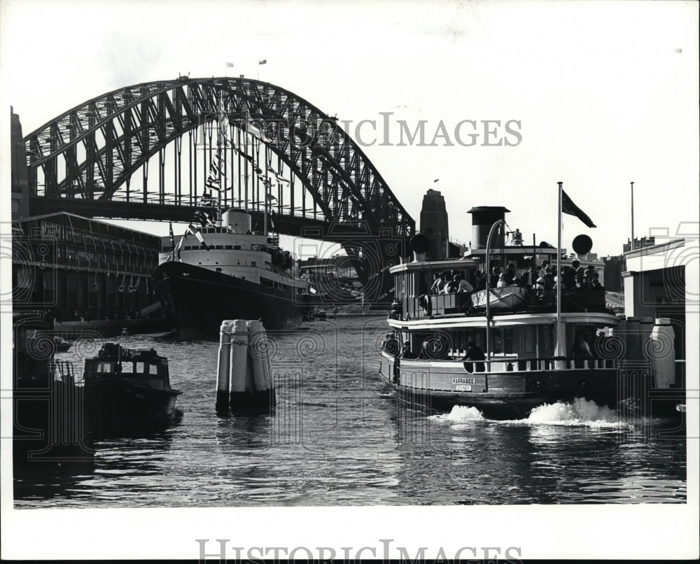 1971 Harbour Bridge, Sydney, Australia.-Historic Images