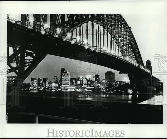 1969 Sydney, Australia. The "Coathanger" Bridge-Historic Images