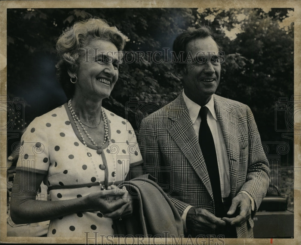 1975 Press Photo Mr and Mrs. Alfred Rankin Musical Arts Assoc. President - Historic Images