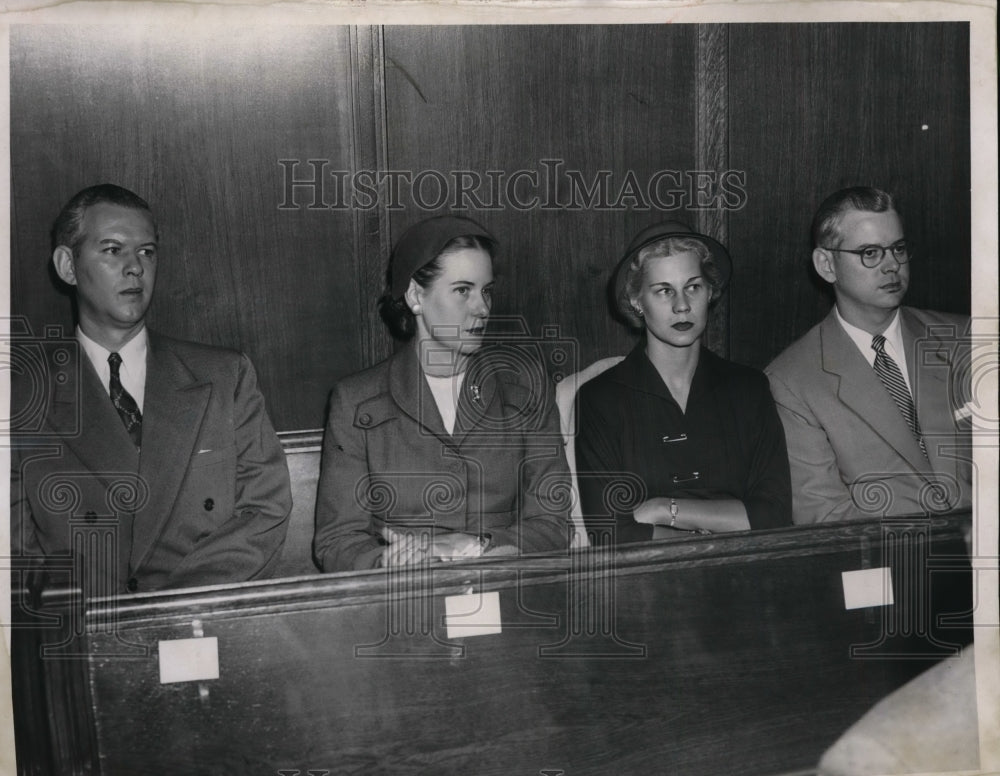 1954 Press Photo Dr. Sam Sheppard Trial. - cvb06167 - Historic Images