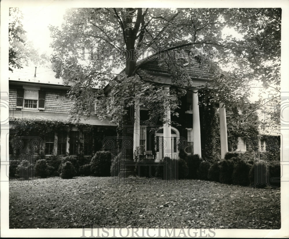 1937 Press Photo Estate of Mrs. George Barnett-Wakefield manor in Virginia - Historic Images